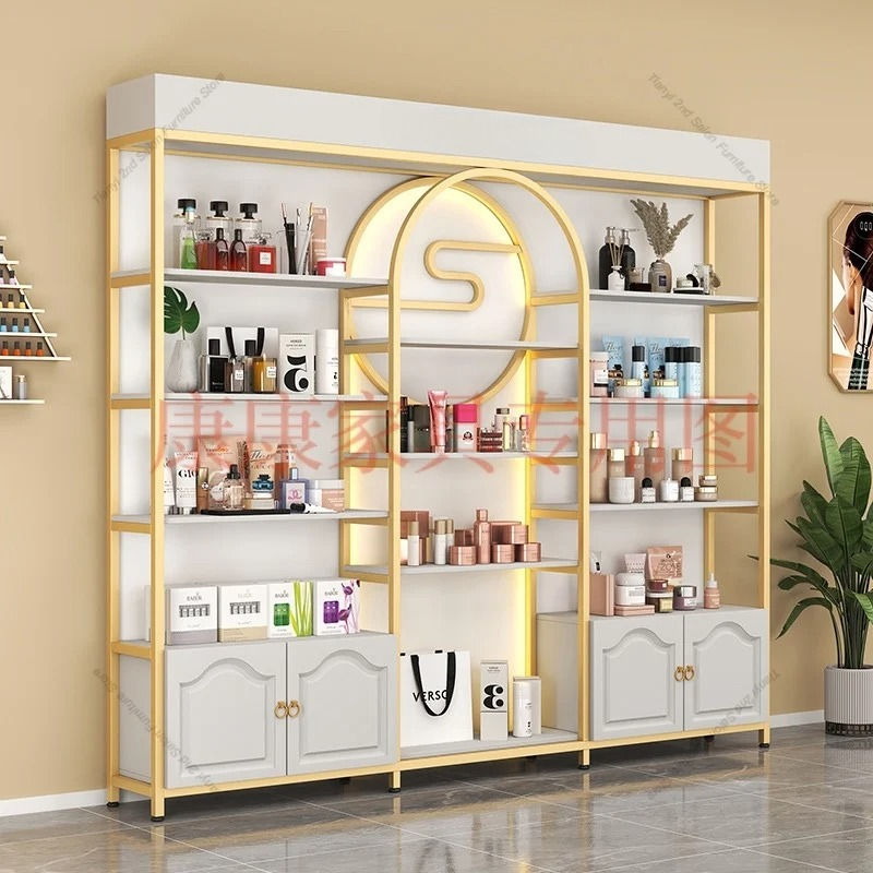 Luxury Skincare Display - Современная роскошная косметическая витрина, скандинавский креативный