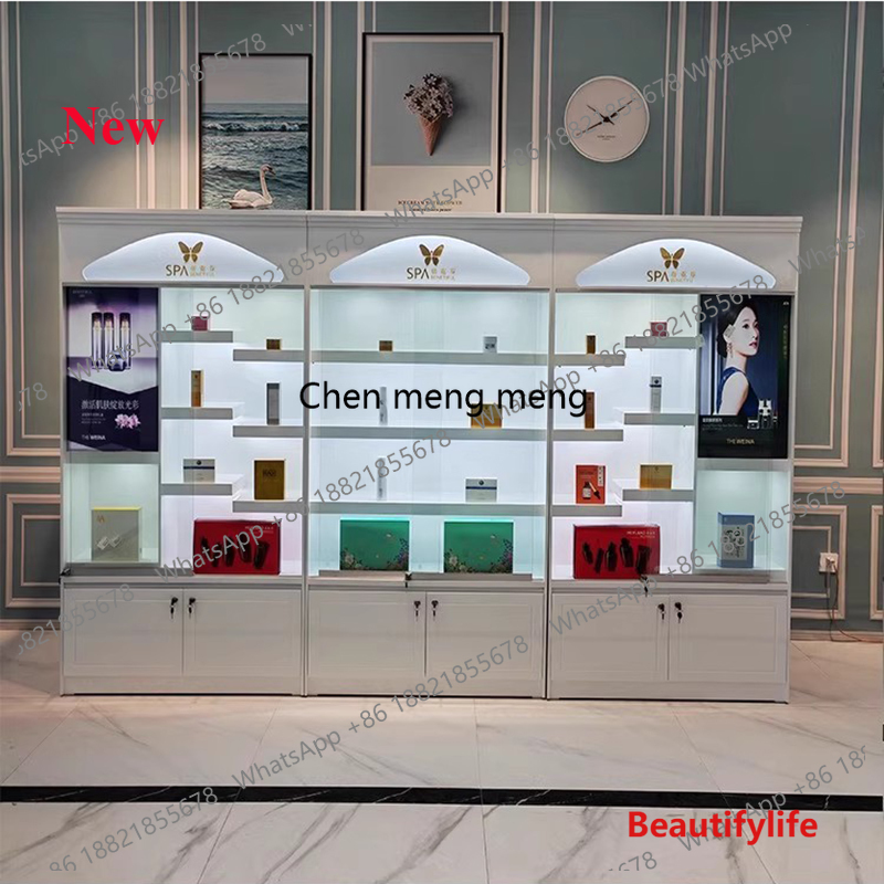 Luxury Skincare Display - Витрина для косметики A55: современный, роскошный,