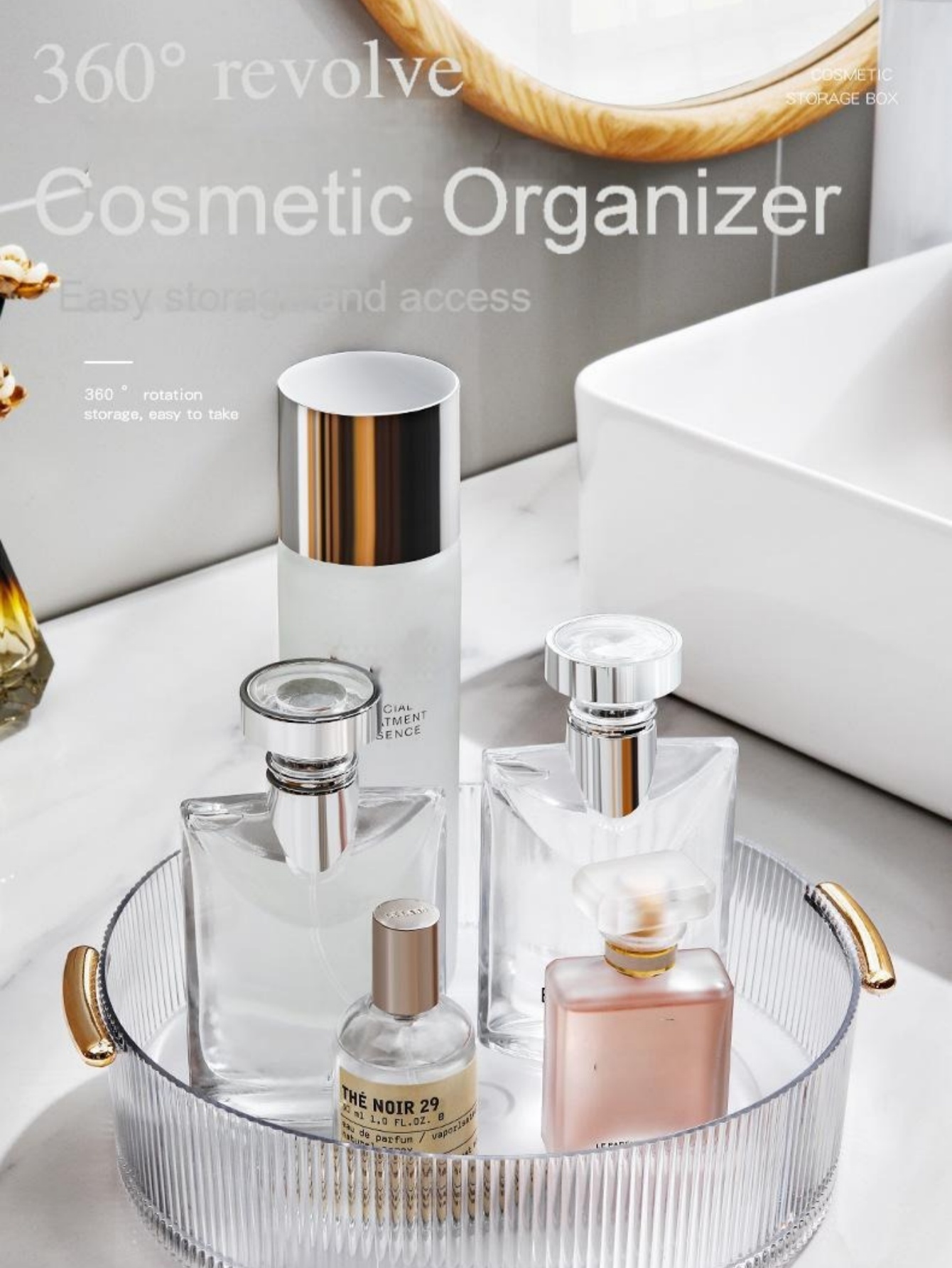 Вертикальный прозрачный органа – обзор и цена Luxury Skincare Tray