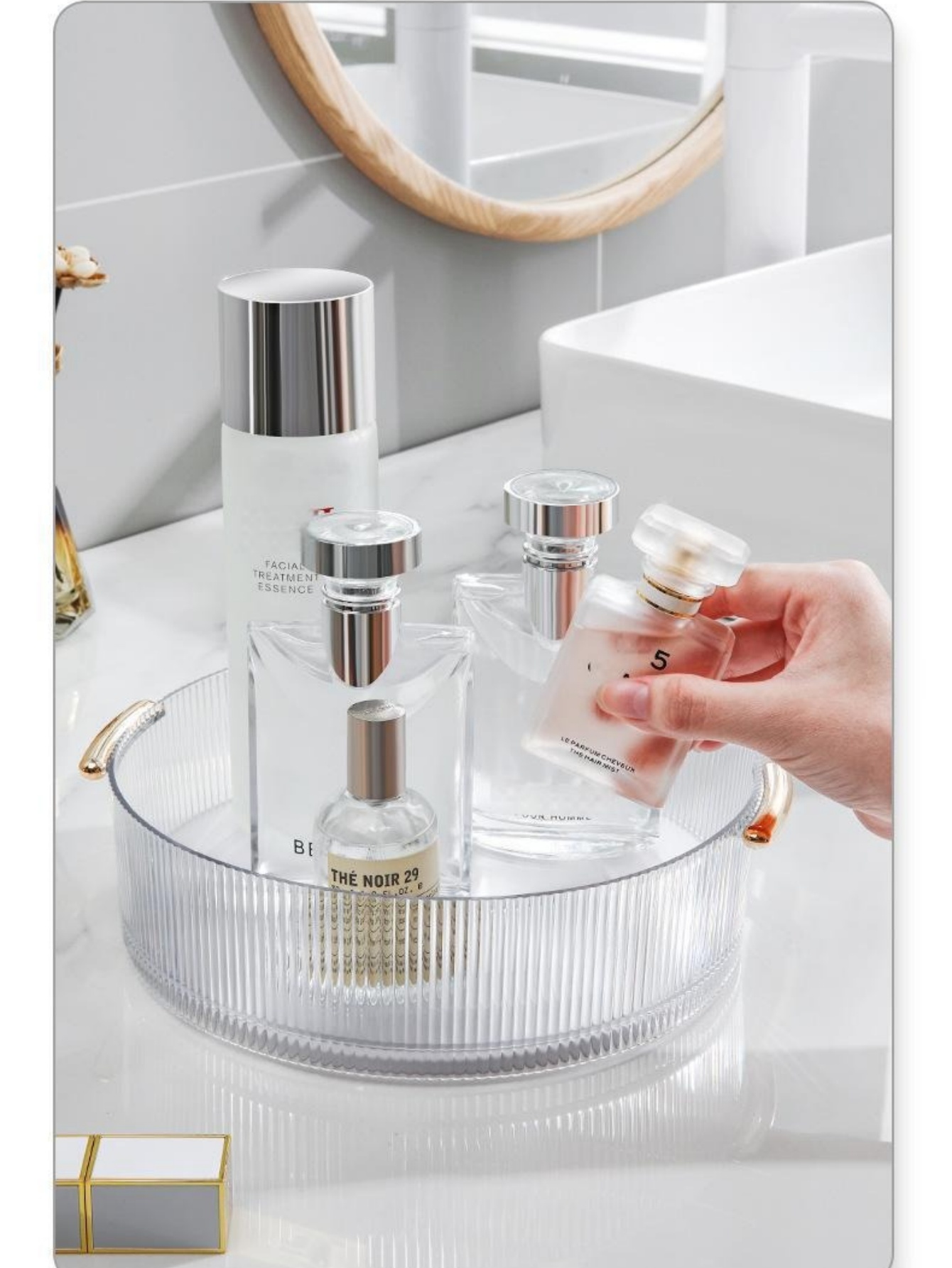 Вертикальный прозрачный органа – обзор и цена Luxury Skincare Tray