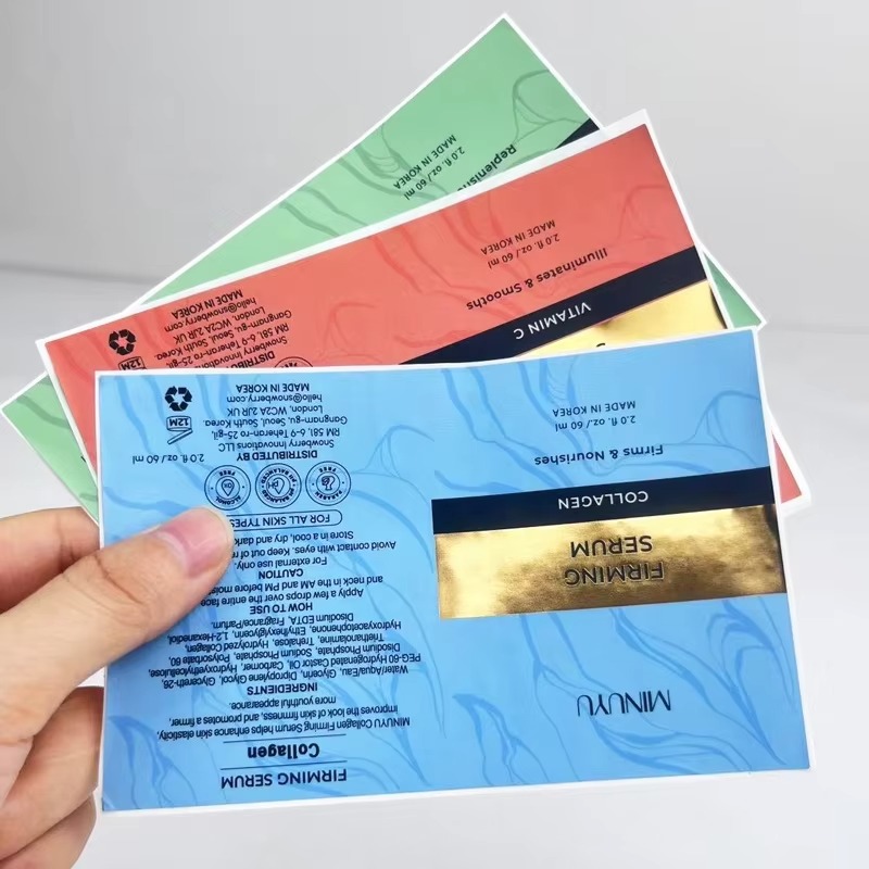 Биоразлагаемые наклейки с прин – обзор и цена Luxury Skincare Labels