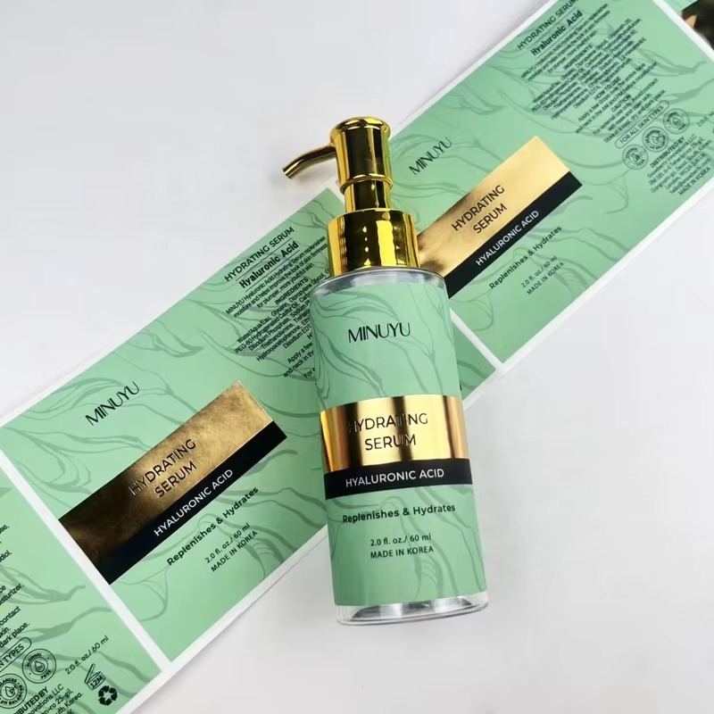 Биоразлагаемые наклейки с прин – обзор и цена Luxury Skincare Labels